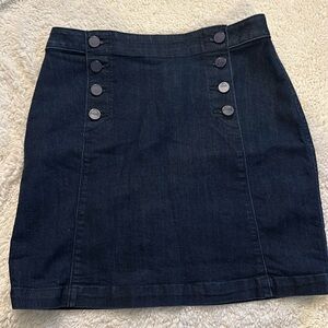 LOFT denim skirt